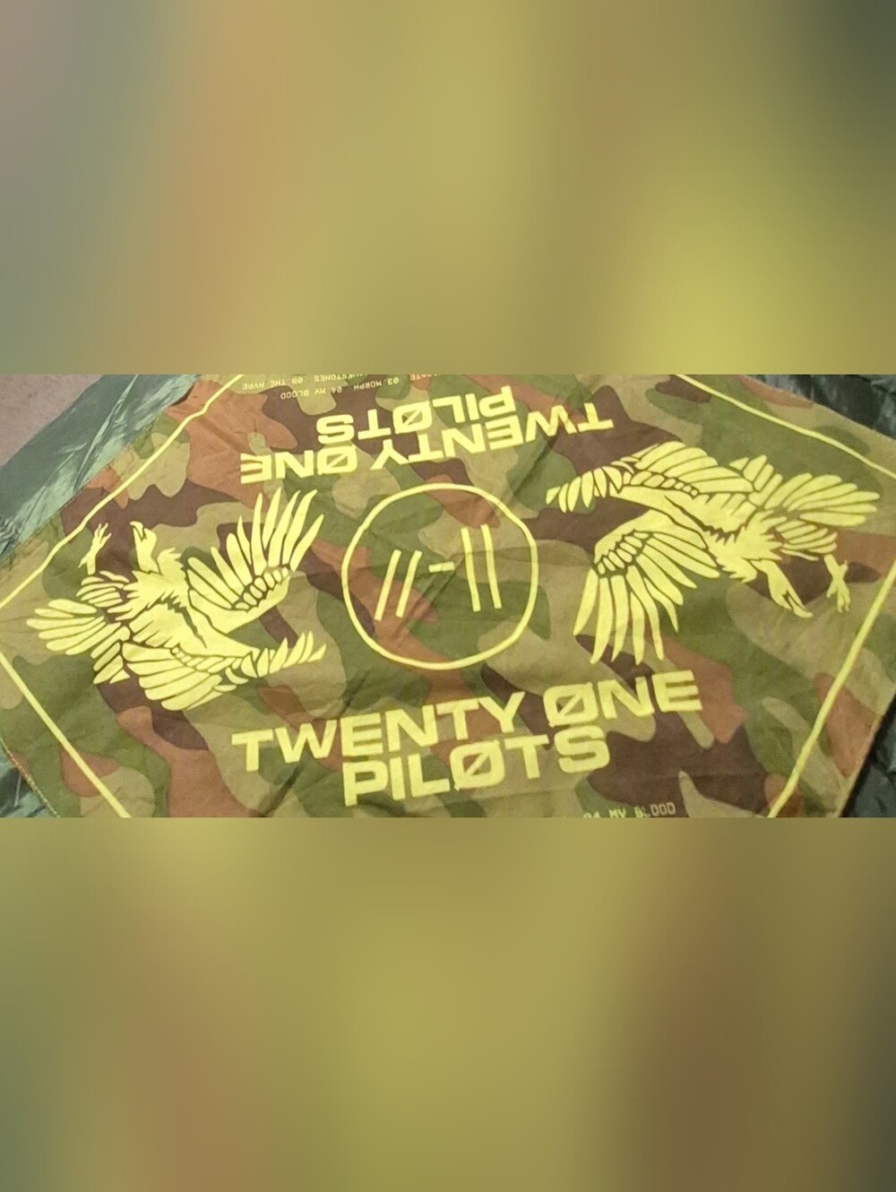 Twenty One Pilots Trench Bandana Second Leg Of Trench Tour 2017 - Picture 7 of 11